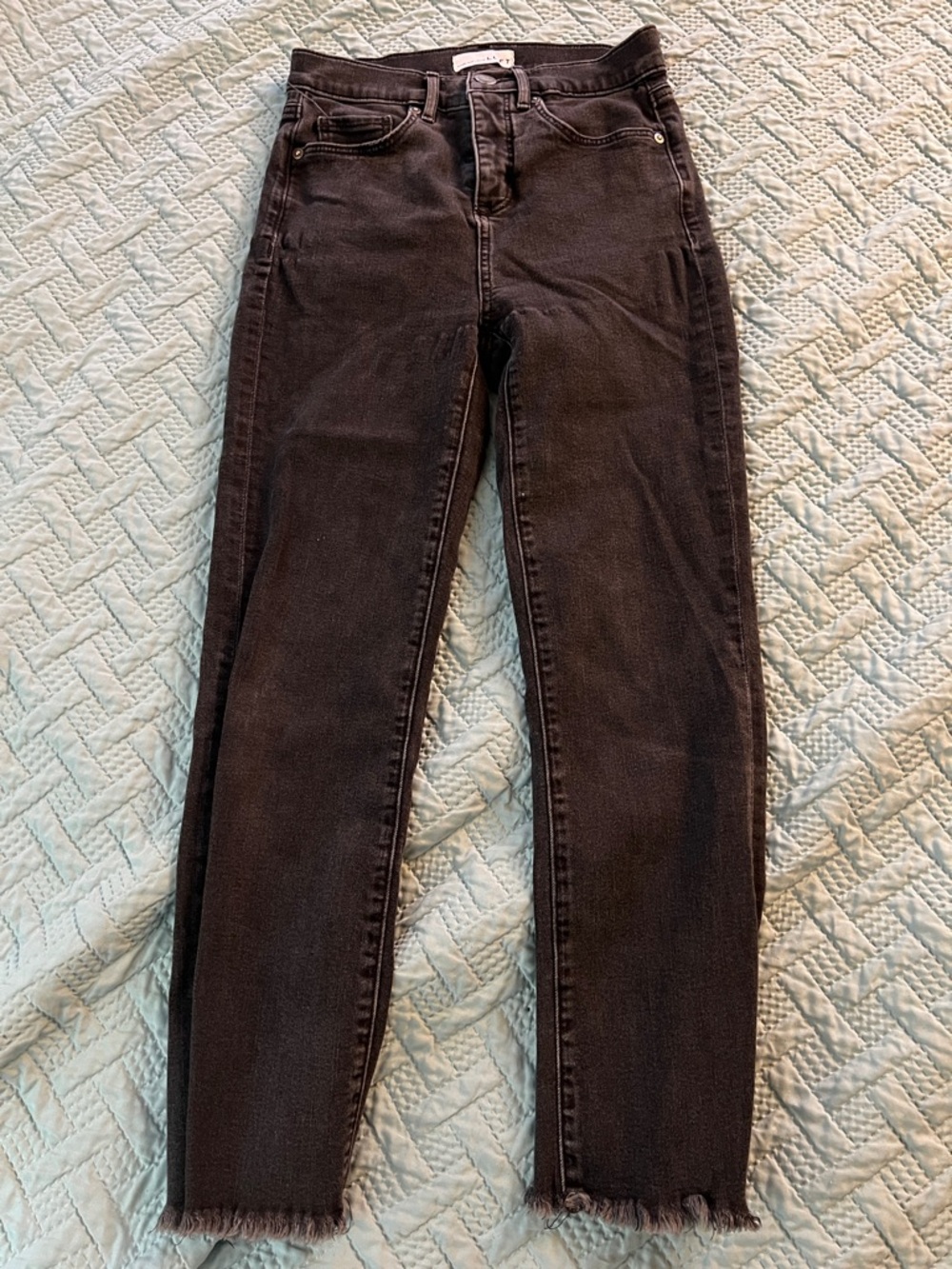 Loft high waist straight crop